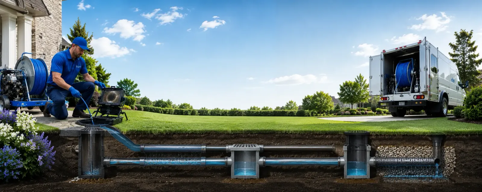 Outdoor drain cleaning information for Onyx, CA